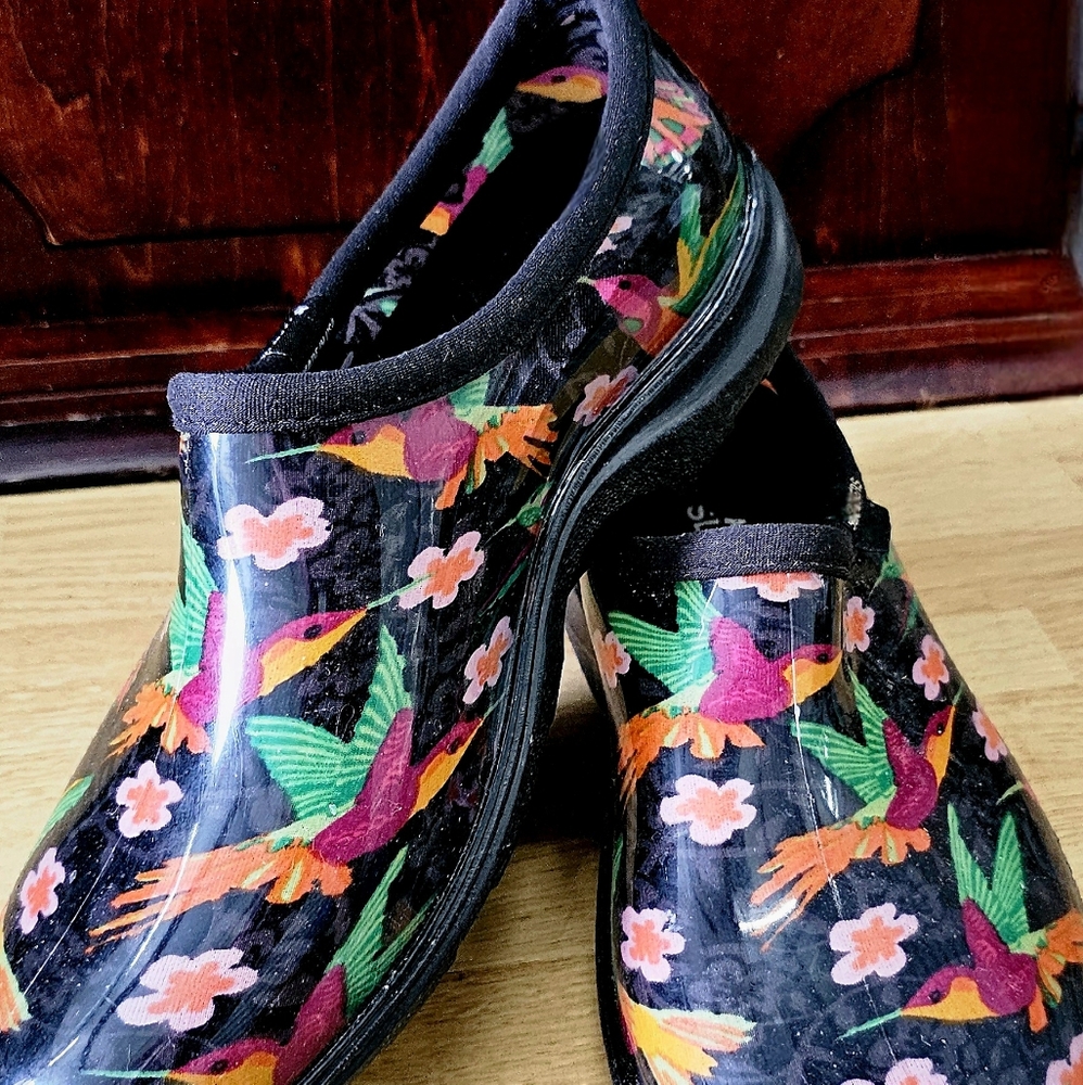 Floral Slogger Rain/Garden Shoes